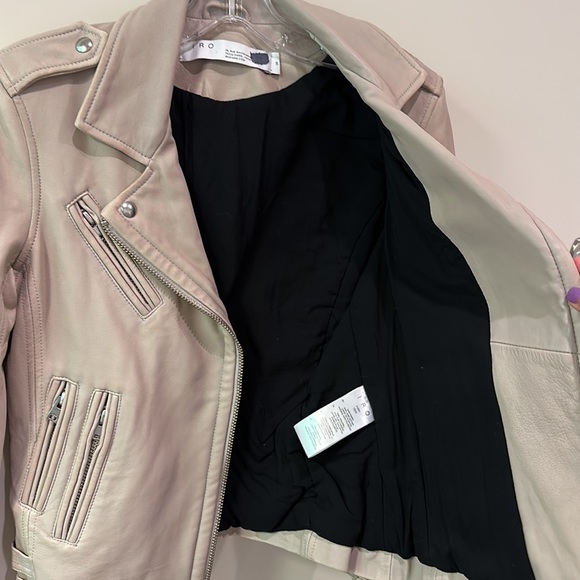 IRO Leather Jacket EU 38 - Picture 7 of 11